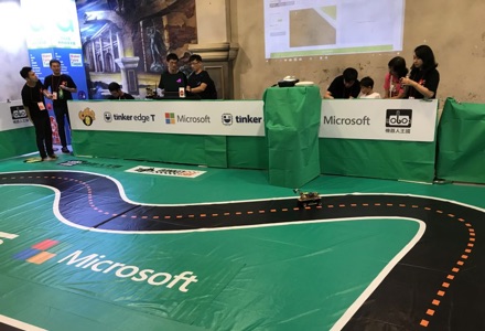 Tinker Edge T powers self-driving car at Maker Faire Taipei 2019